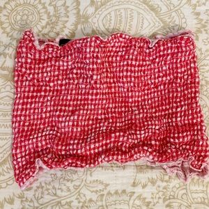 Gingham Tube Top